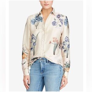 Lauren Ralph Lauren Floral-Print Twill Shirt